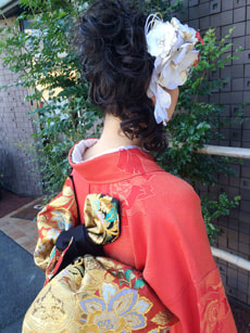 富士市の美容室ショコラの2016年の成人式のモデル写真