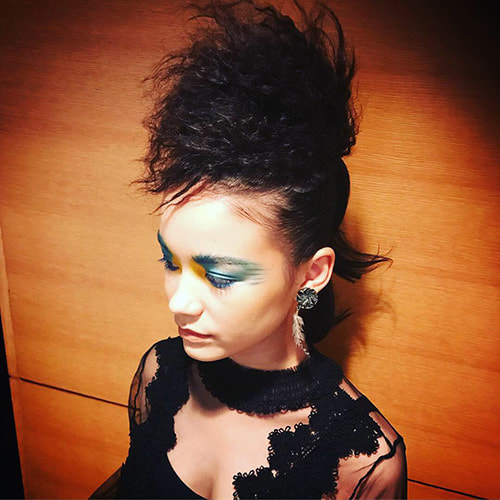 富士市美容室ショコラの瀧井絢美がミツイドレッシングアワーズのメイクアップ部門で第2位を受賞しました!モデル画像