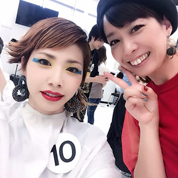 富士市美容室ショコラの記事、2019年5月28日のシュウウエムラのコンテストin大阪、通過♪のイメージ画像２